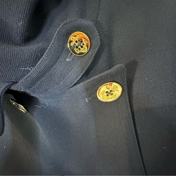 Ralph Lauren Navy Blue Wool Vintage Gold Button Pea Coat | 16 - Picture 8 of 8